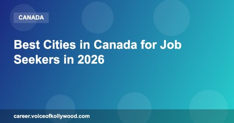 Best Cities in Canada for Job Seekers in 2026
