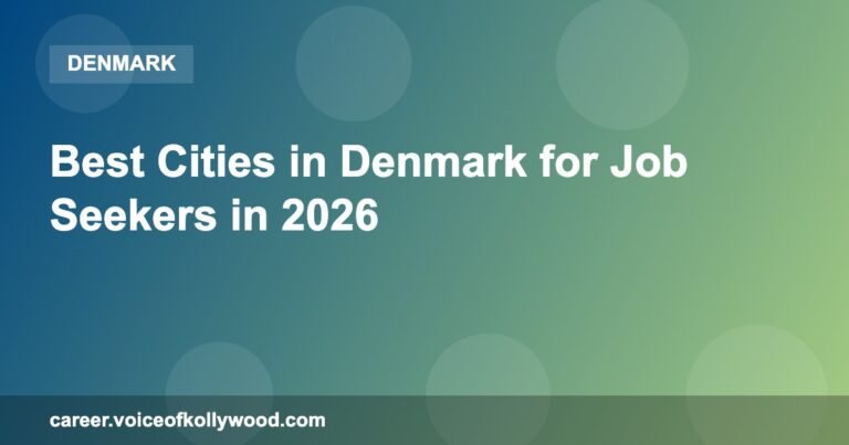 Best Cities in Denmark for Job Seekers in 2026