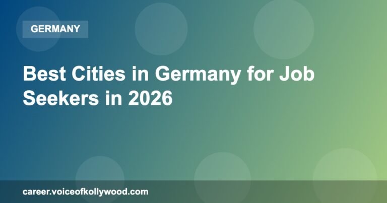 Best Cities in Germany for Job Seekers in 2026