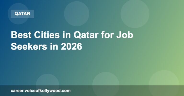 Best Cities in Qatar for Job Seekers in 2026
