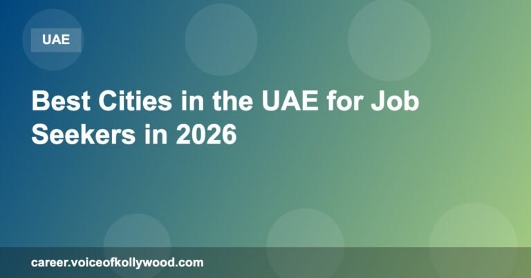 Best Cities in the UAE for Job Seekers in 2026