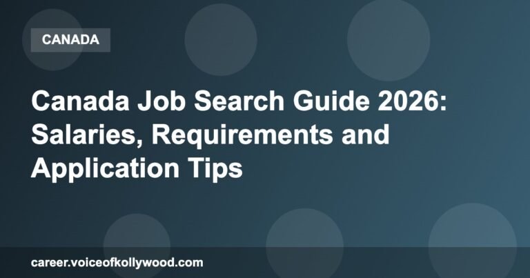 Canada Job Search Guide 2026: Salaries, Requirements and Application Tips