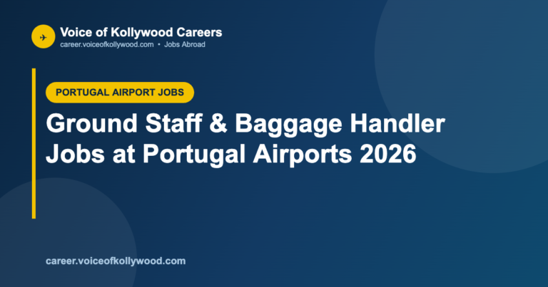 Ground Staff & Baggage Handler Jobs at Portugal Airports 2026
