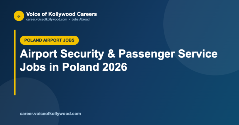 Airport Security & Passenger Service Jobs in Poland 2026