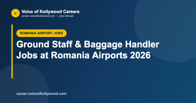 Ground Staff & Baggage Handler Jobs at Romania Airports 2026
