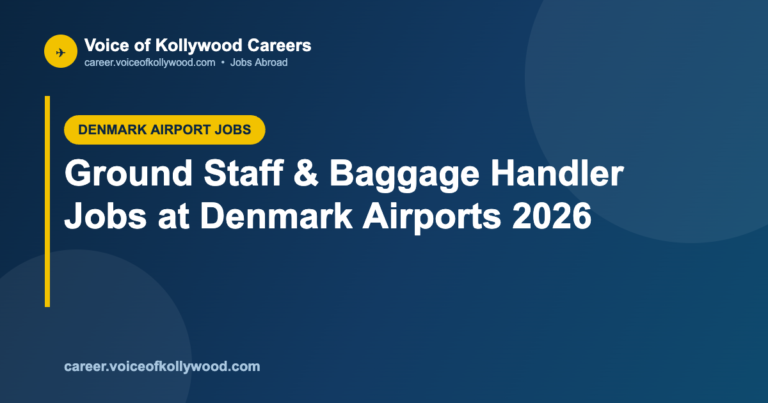 Ground Staff & Baggage Handler Jobs at Denmark Airports 2026
