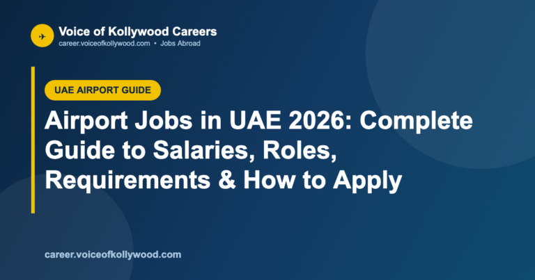 Airport Jobs in UAE 2026: Complete Guide to Salaries, Roles, Requirements & How to Apply