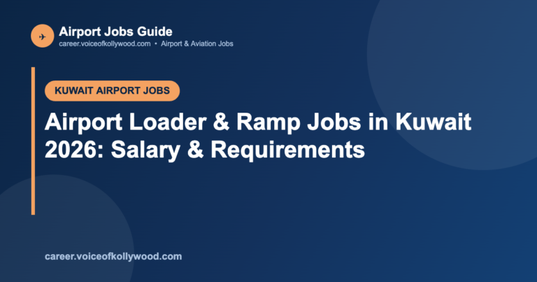 Airport Loader & Ramp Jobs in Kuwait 2026: Salary & Requirements
