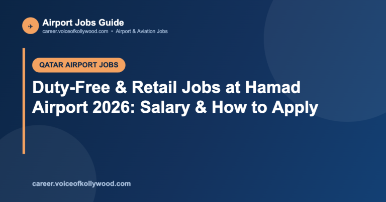 Duty-Free & Retail Jobs at Hamad Airport 2026: Salary & How to Apply
