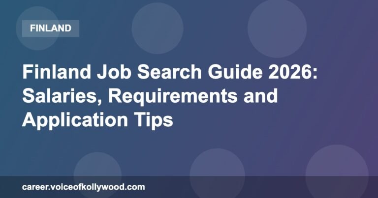 Finland Job Search Guide 2026: Salaries, Requirements and Application Tips