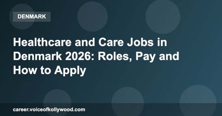Healthcare and Care Jobs in Denmark 2026: Roles, Pay and How to Apply