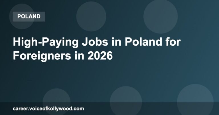 High-Paying Jobs in Poland for Foreigners in 2026