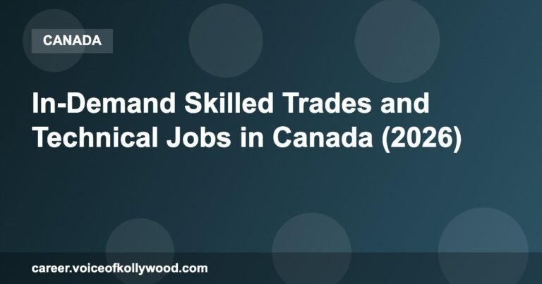 In-Demand Skilled Trades and Technical Jobs in Canada (2026)