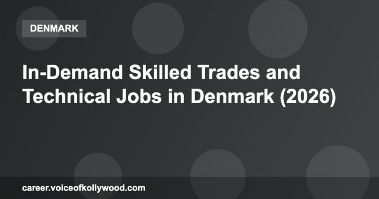 In-Demand Skilled Trades and Technical Jobs in Denmark (2026)