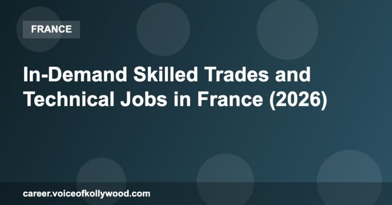 In-Demand Skilled Trades and Technical Jobs in France (2026)