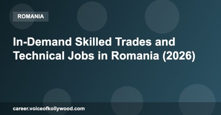 In-Demand Skilled Trades and Technical Jobs in Romania (2026)