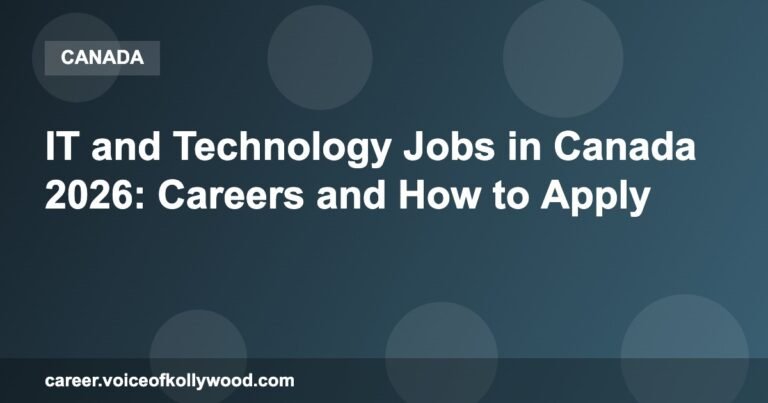 IT and Technology Jobs in Canada 2026: Careers and How to Apply