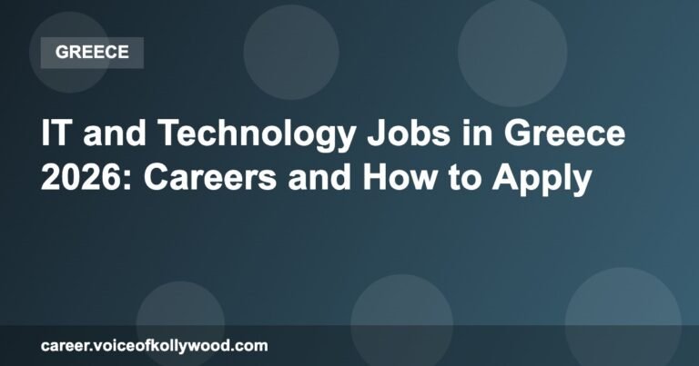 IT and Technology Jobs in Greece 2026: Careers and How to Apply