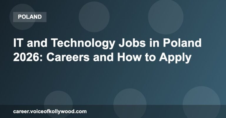 IT and Technology Jobs in Poland 2026: Careers and How to Apply
