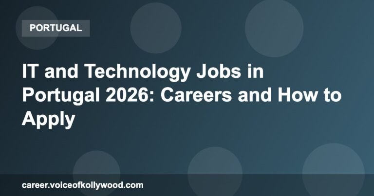 IT and Technology Jobs in Portugal 2026: Careers and How to Apply