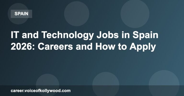 IT and Technology Jobs in Spain 2026: Careers and How to Apply