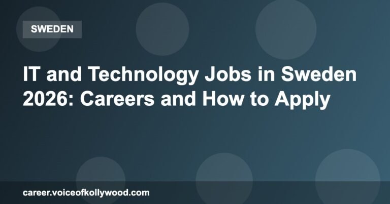 IT and Technology Jobs in Sweden 2026: Careers and How to Apply