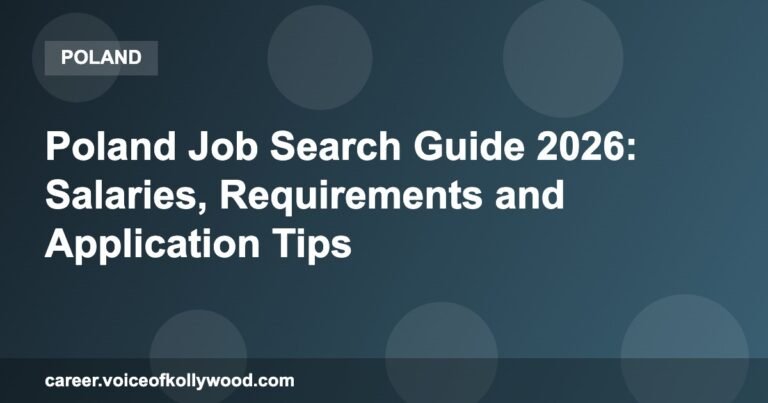 Poland Job Search Guide 2026: Salaries, Requirements and Application Tips