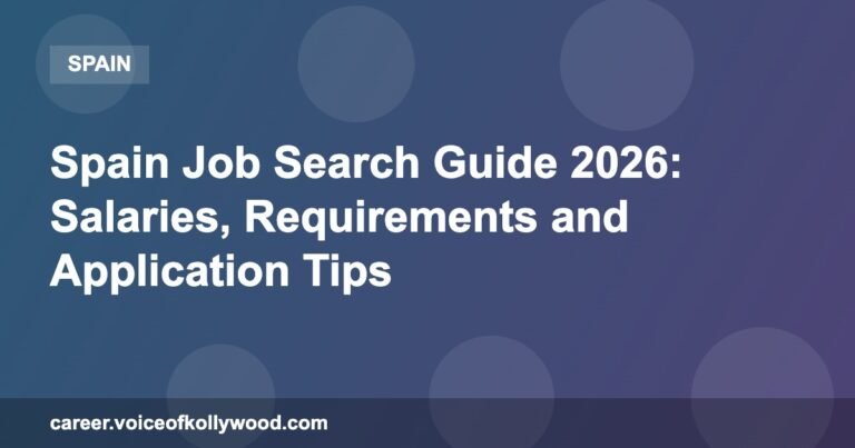 Spain Job Search Guide 2026: Salaries, Requirements and Application Tips